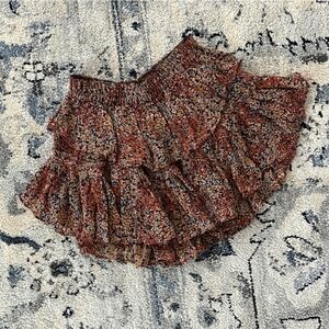 LoveShackFancy Ruffle Mini Skirt